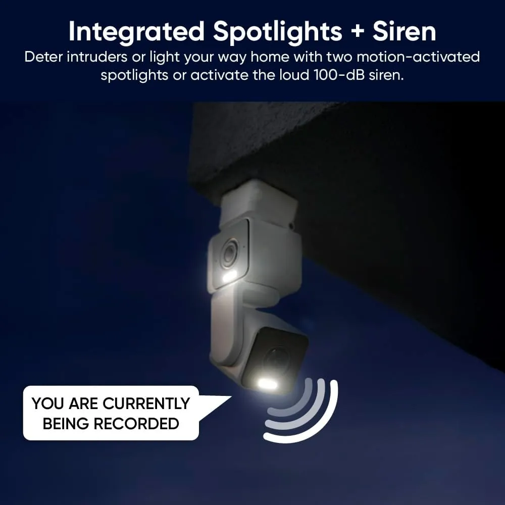 CÁMARA DE SEGURIDAD WYZE DUO CAM PAN 360 IP65 BLANCA, vista 2
